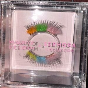 Multicolor Feather False Eyelashes